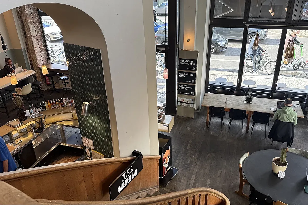 St. Oberholz laptop friendly café in Berlin